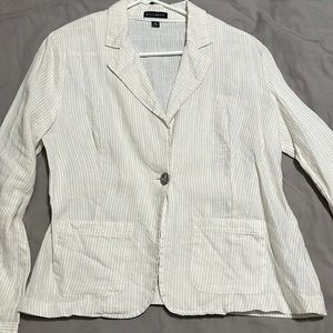 Stripes linen jacket